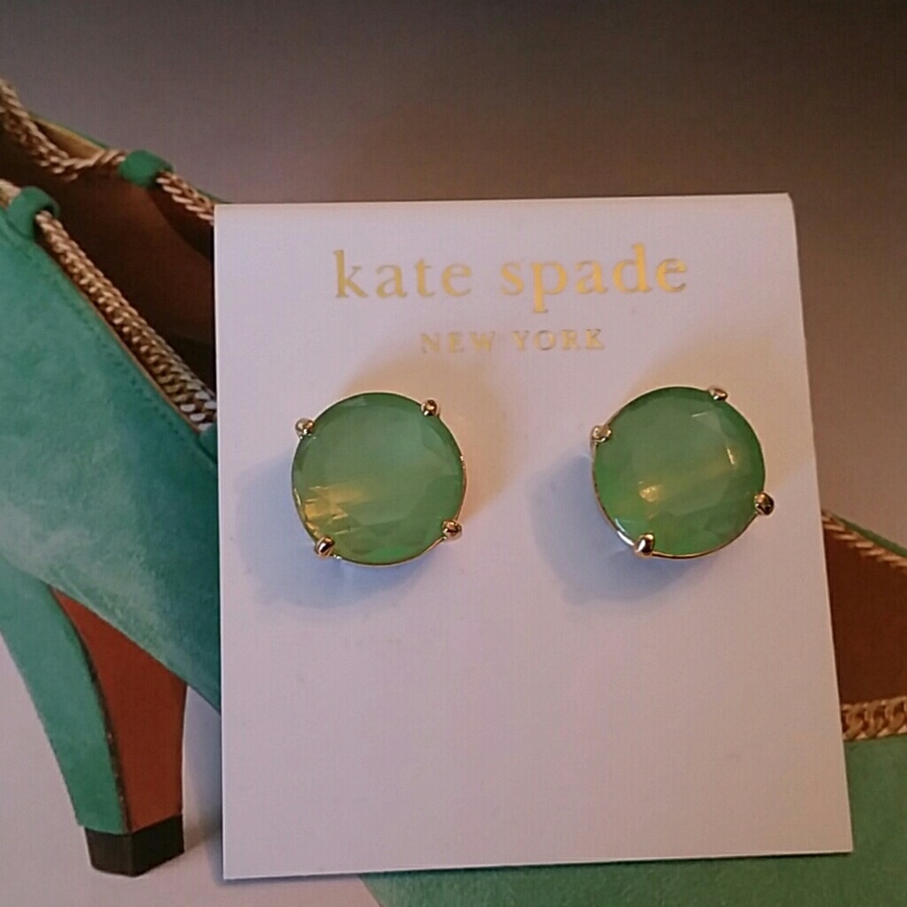 Large kate spade gumdrop Earrings New/tag & pouch - Picture 7 of 7